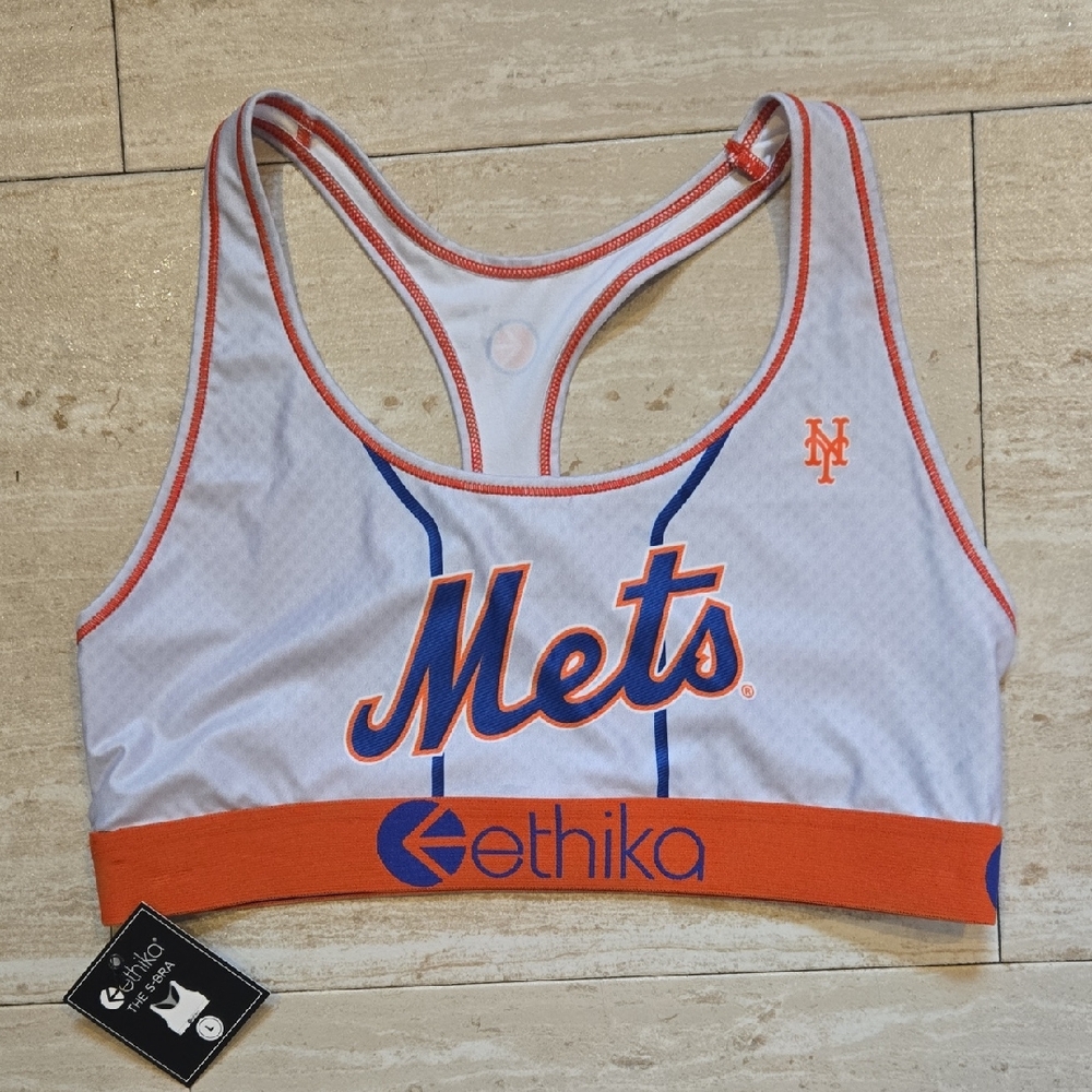 New Ethika for Fanatics New York Mets "The S" Sports Bra